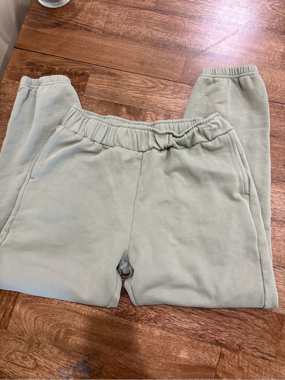 Pact Organic Cotton Joggers Womens Medium Green  Sweatpants
